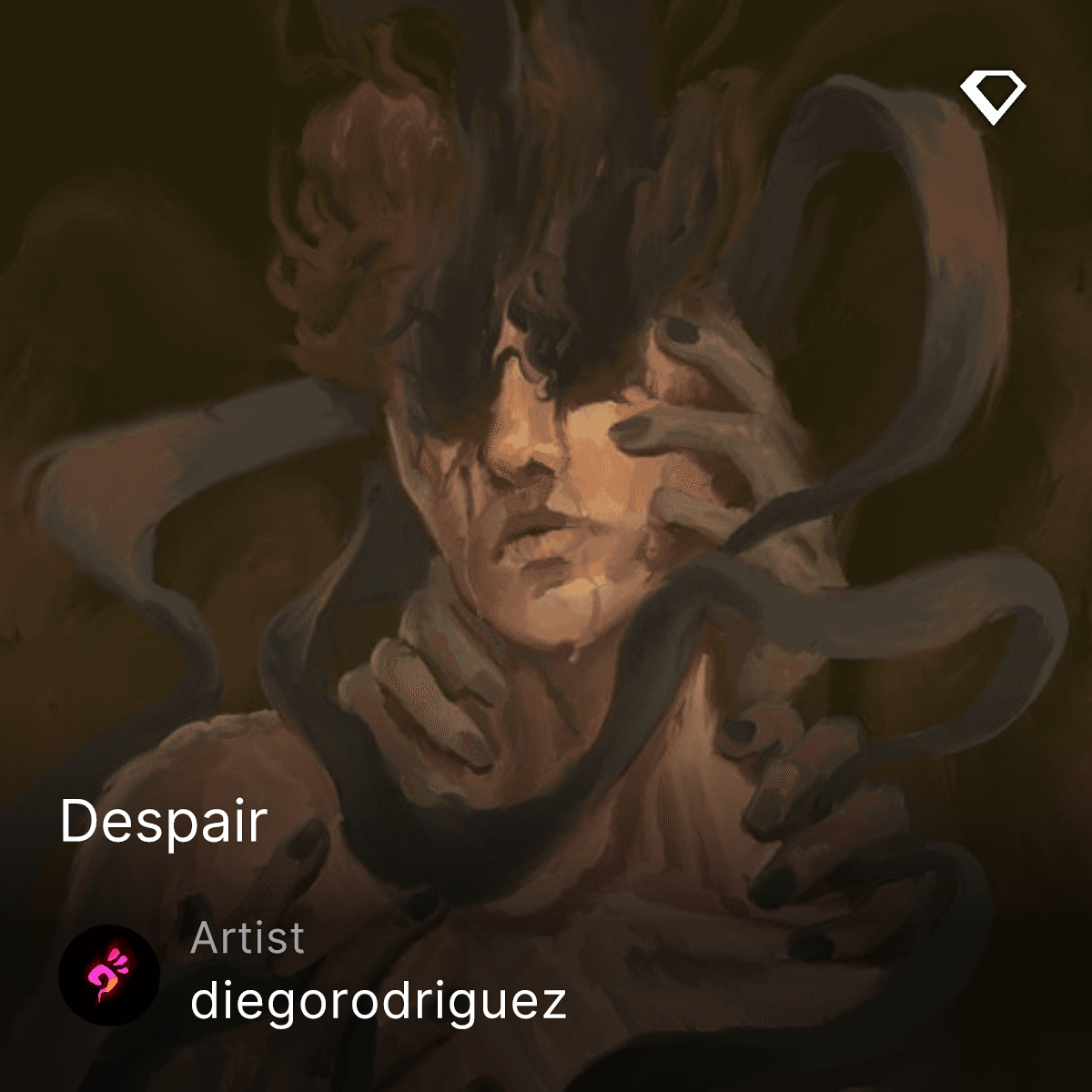 Authentic Digital Art - Despair | SuperRare